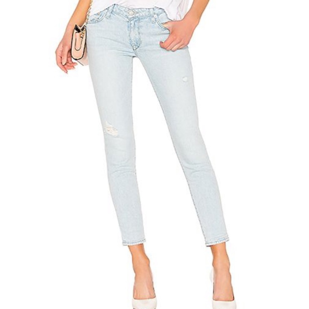 Lovers + Friends Rickey Mid Rise skinny Jeans